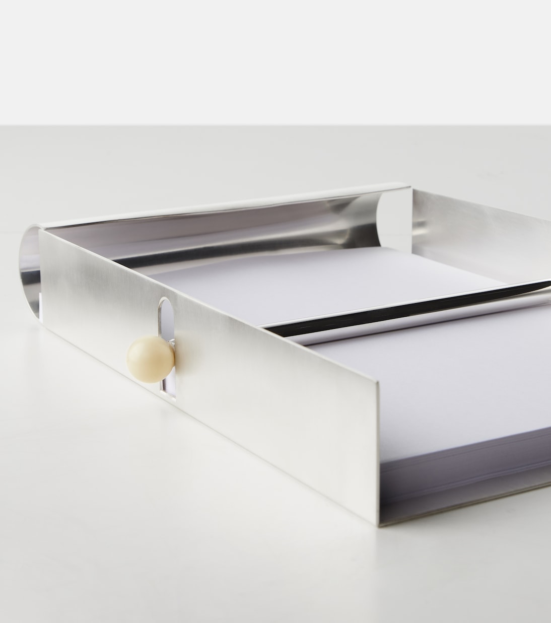 Silver-plated brass paper holder | Natalia Criado