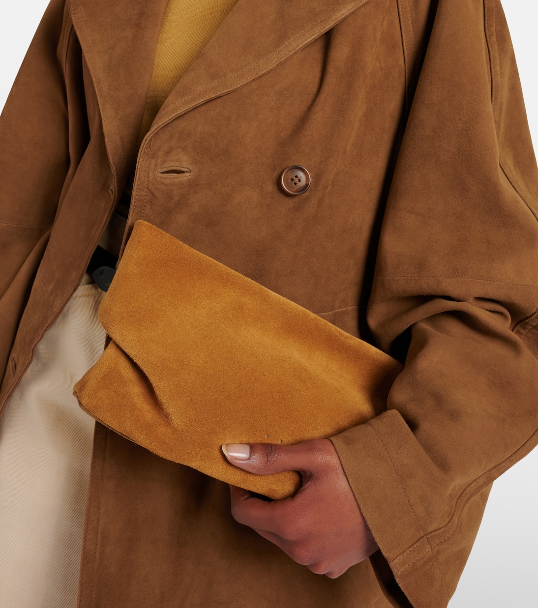 Pochette Nina Small en daim | Aesther Ekme