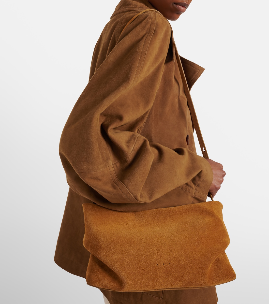 Pochette Nina Small en daim | Aesther Ekme