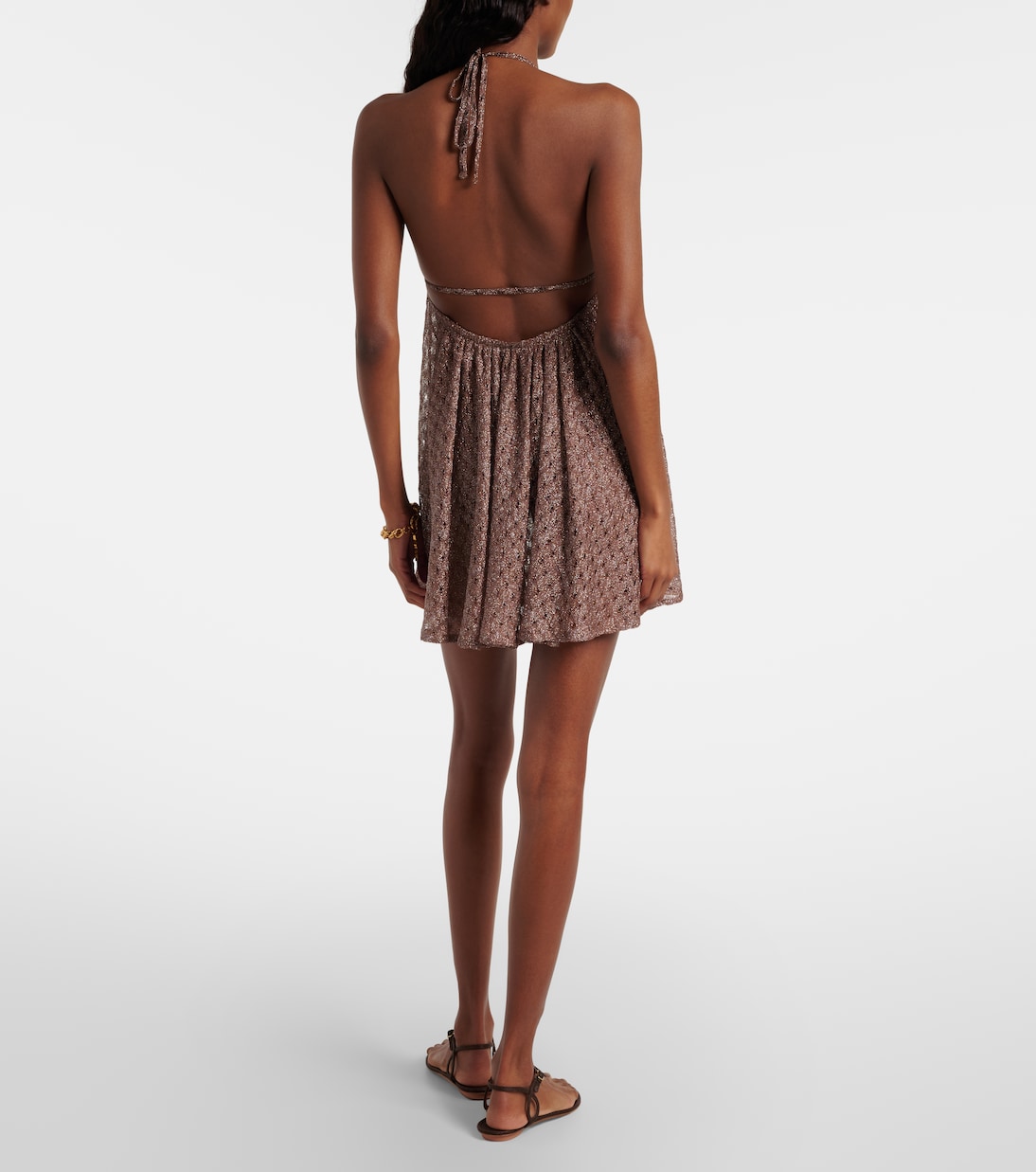 Minikleid aus Häkelstrick | Missoni