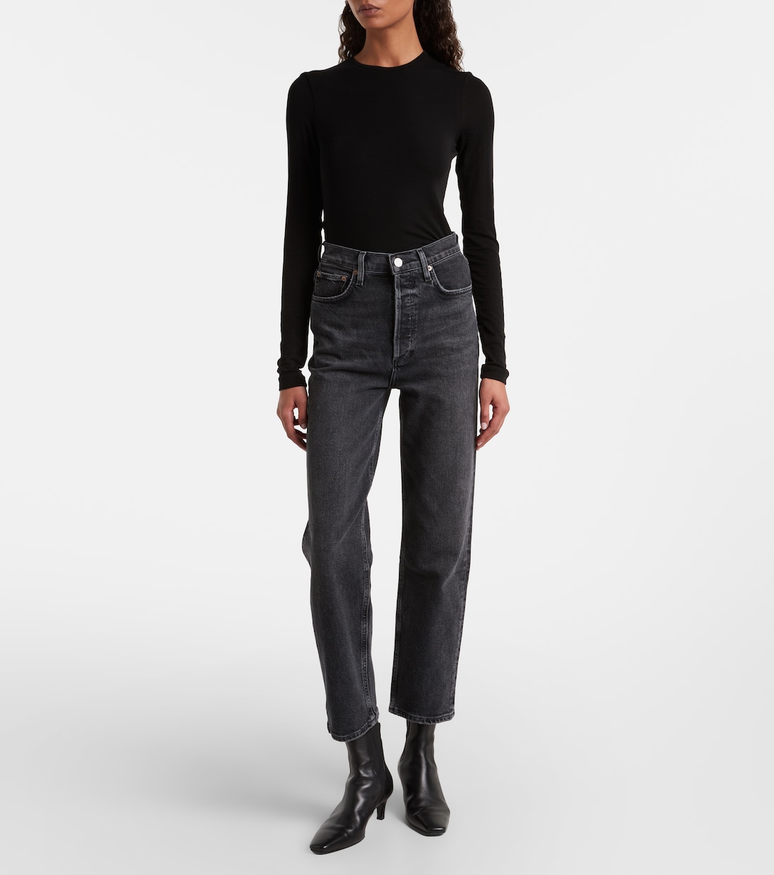 High-Rise Straight Jeans 90’s Pinch Waist | Agolde