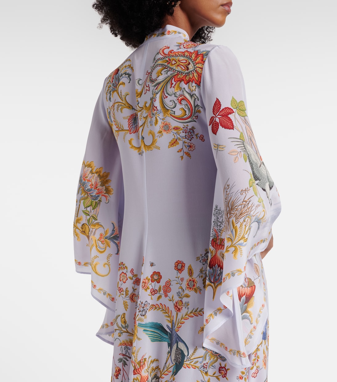 Vestido largo de seda floral | Etro