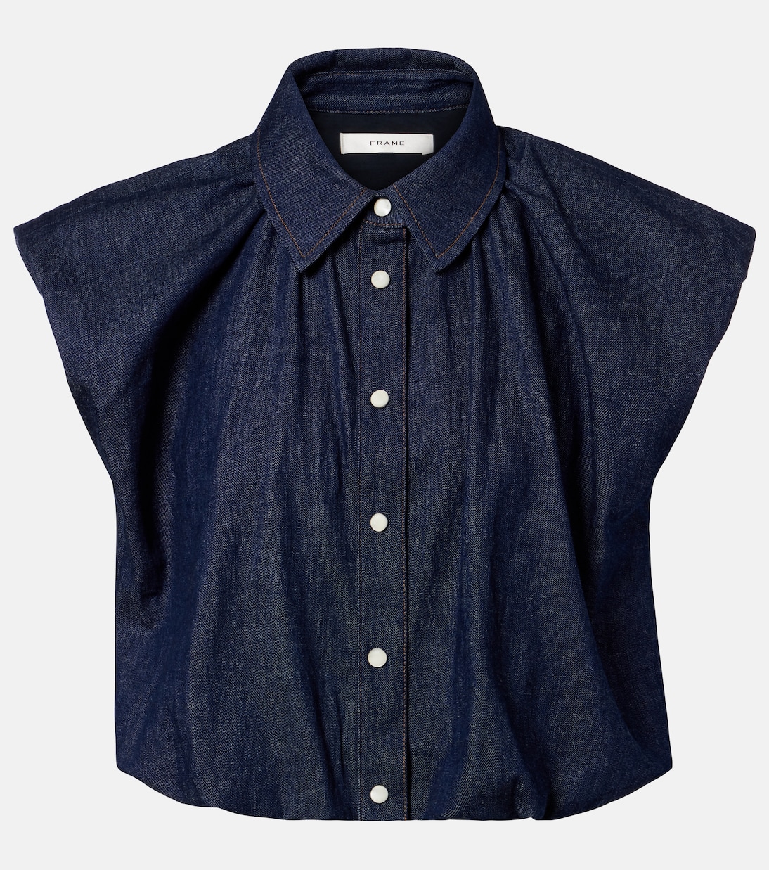Shell denim blouse | Frame