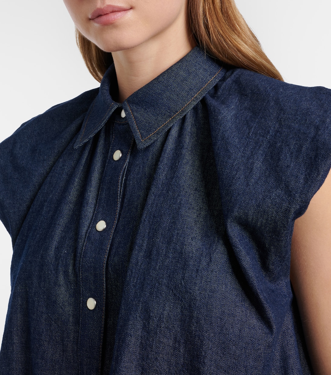 Shell denim blouse | Frame