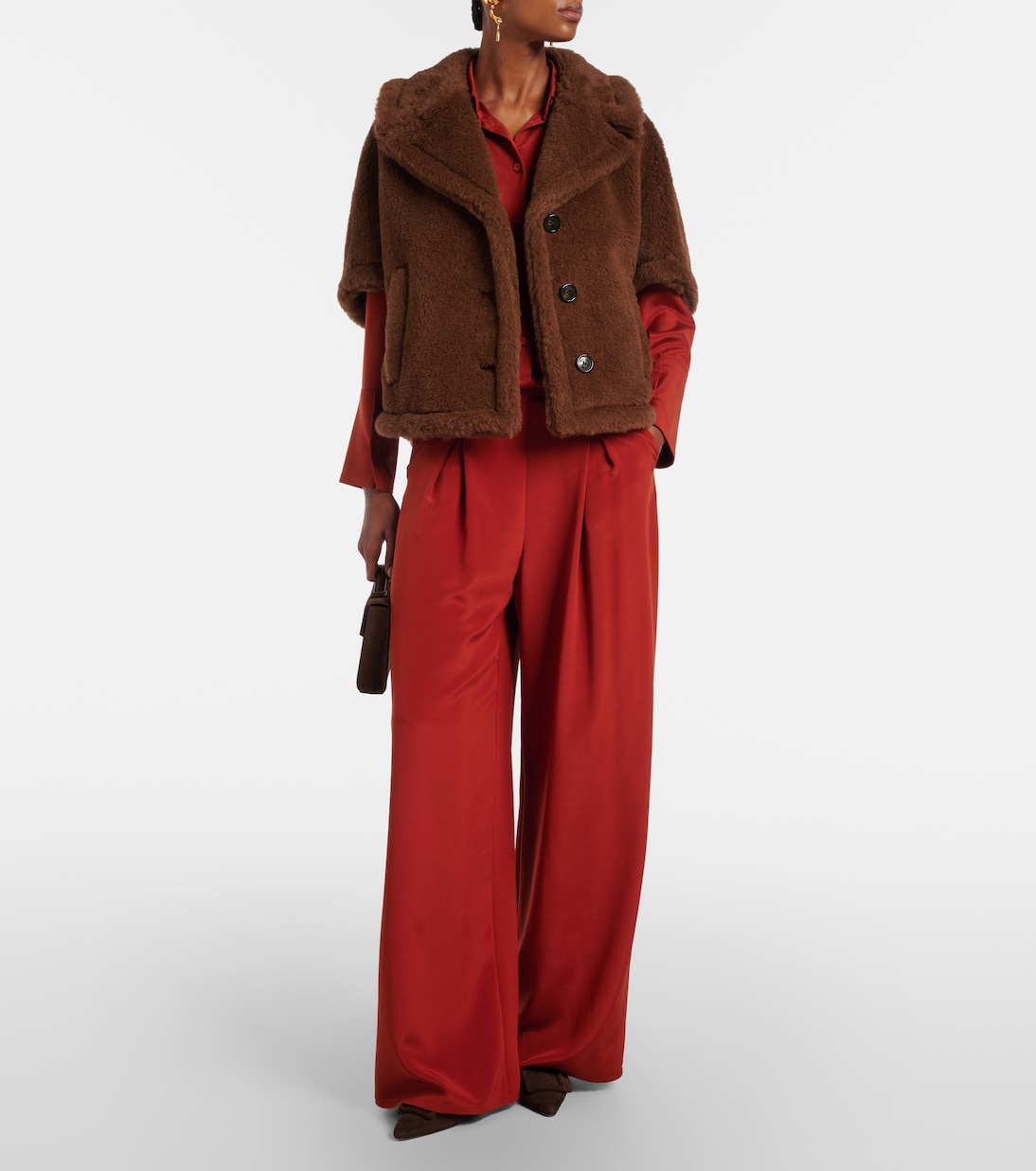 Cape Corvino aus Teddyfleece | Max Mara