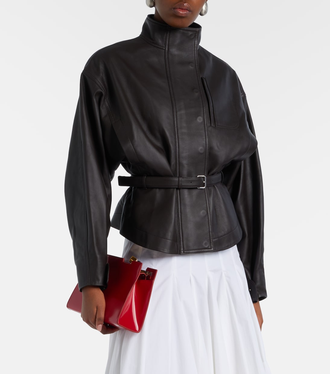 Ciro belted leather jacket | Jacquemus