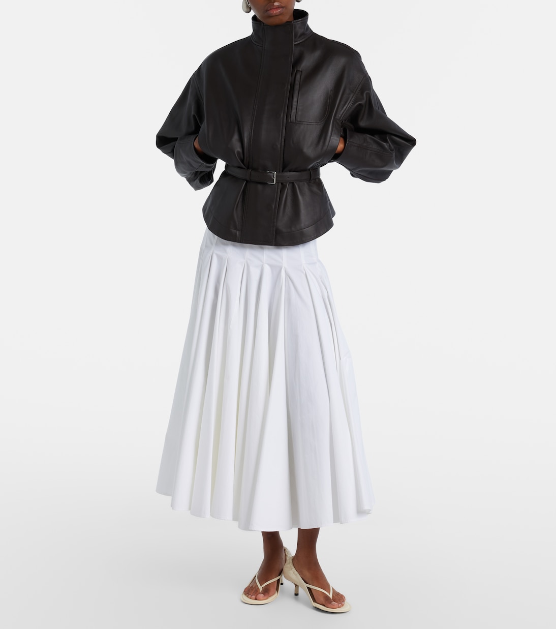 Ciro belted leather jacket | Jacquemus