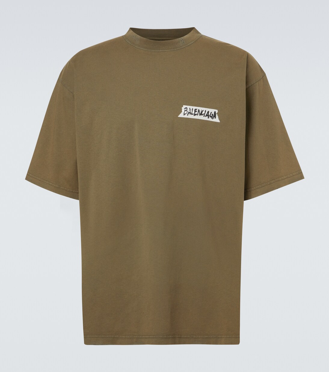 Logo cotton jersey T-shirt  | Balenciaga