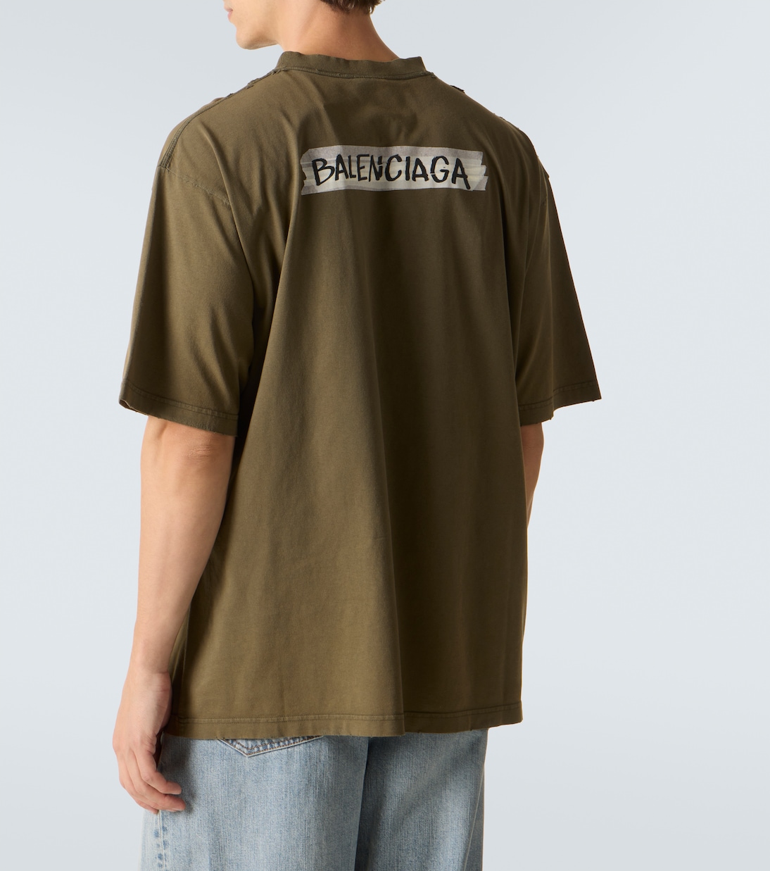 Logo cotton jersey T-shirt  | Balenciaga