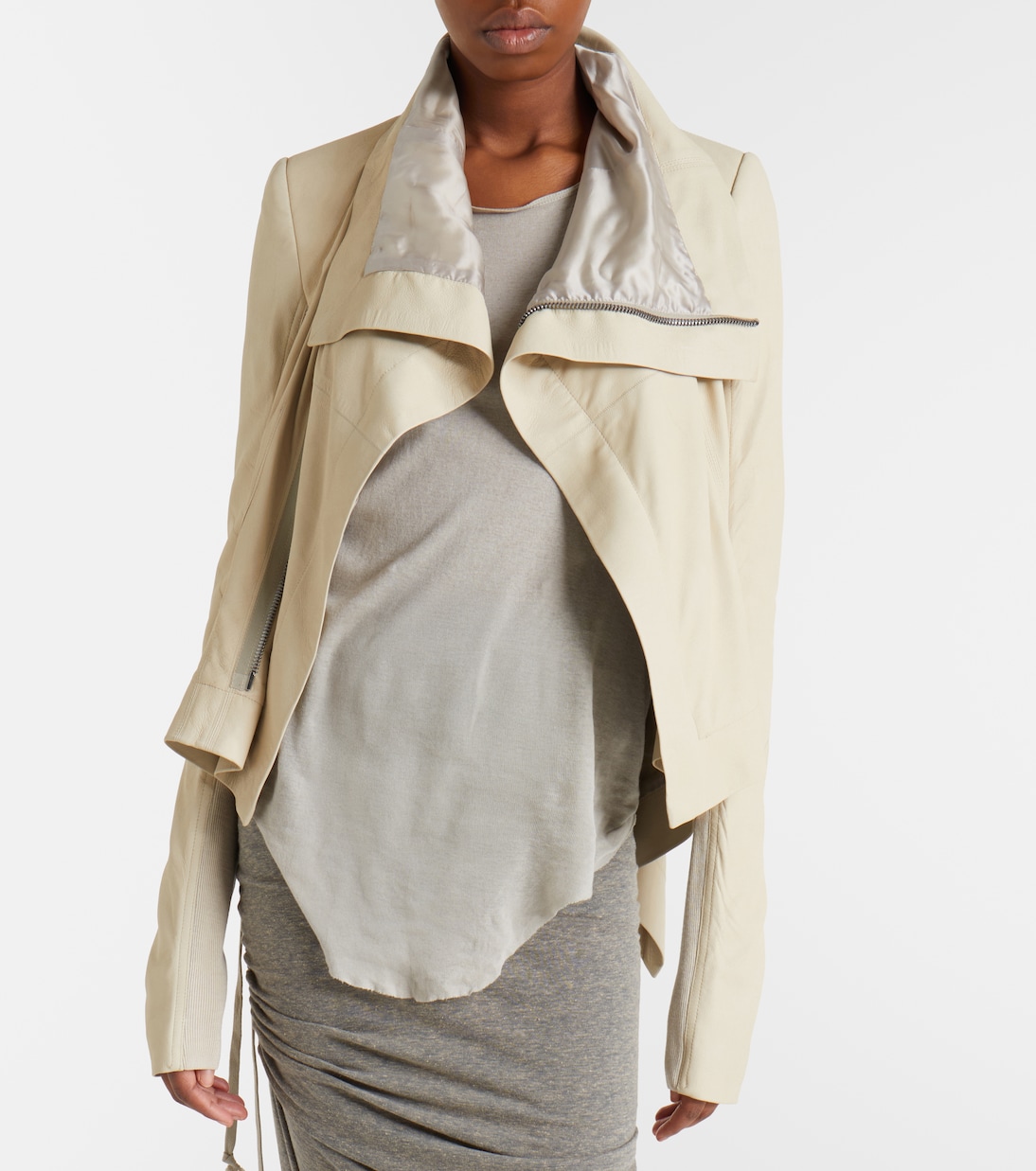 Naska leather biker jacket | Rick Owens