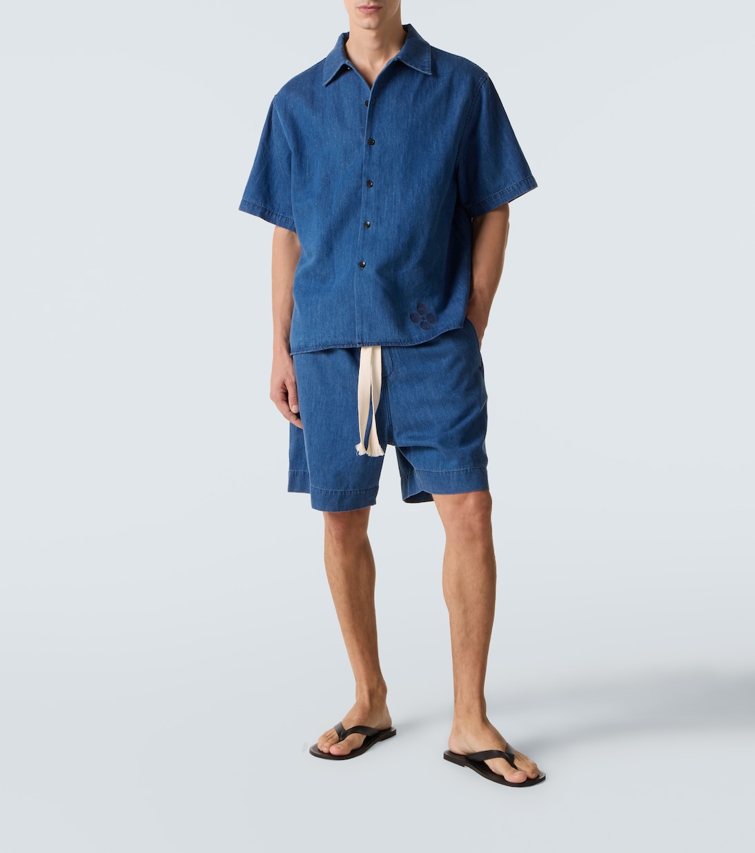 Denim Bermuda shorts | Commas