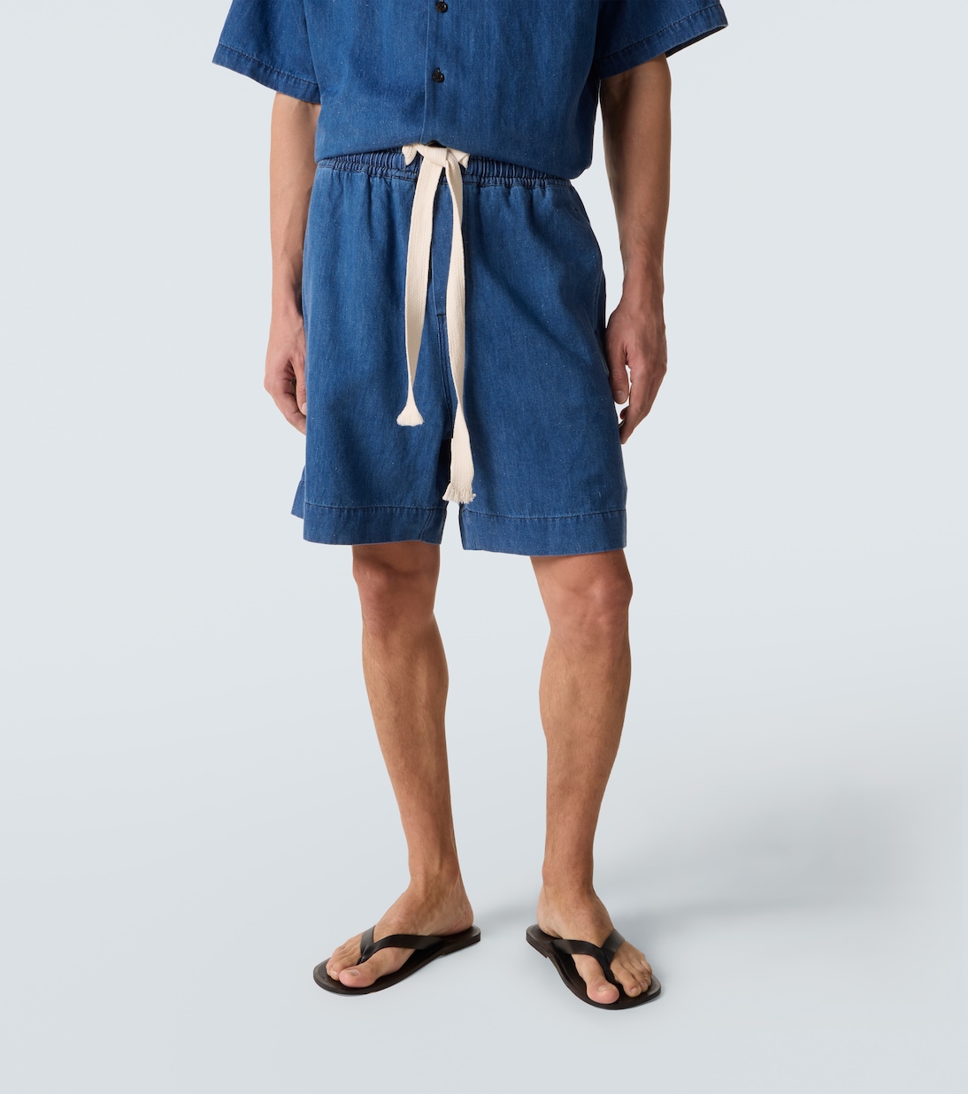 Denim Bermuda shorts | Commas