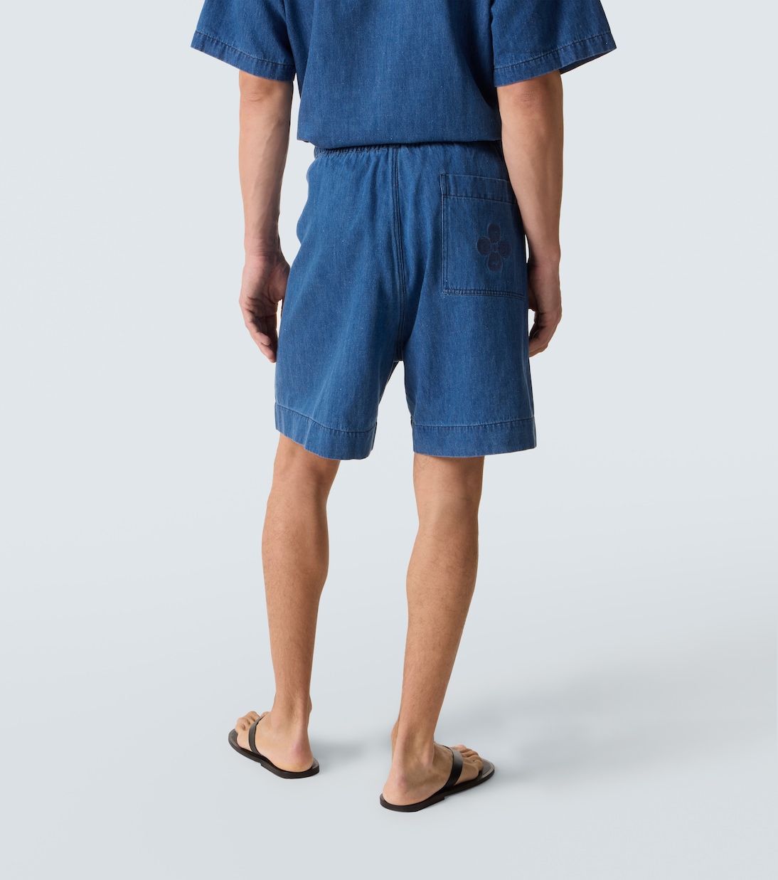 Denim Bermuda shorts | Commas