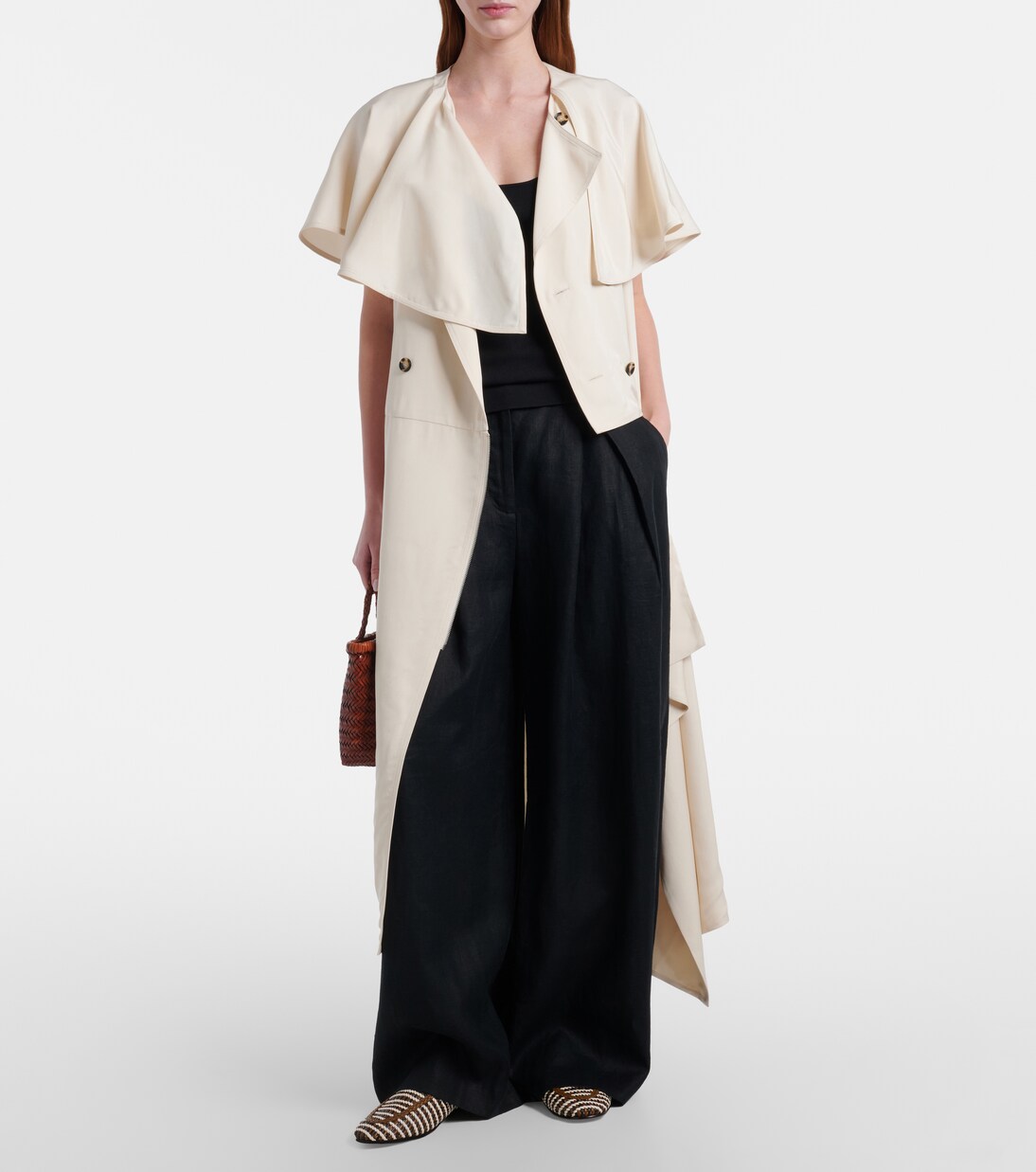 Prilla woven leather loafers | Veronica Beard