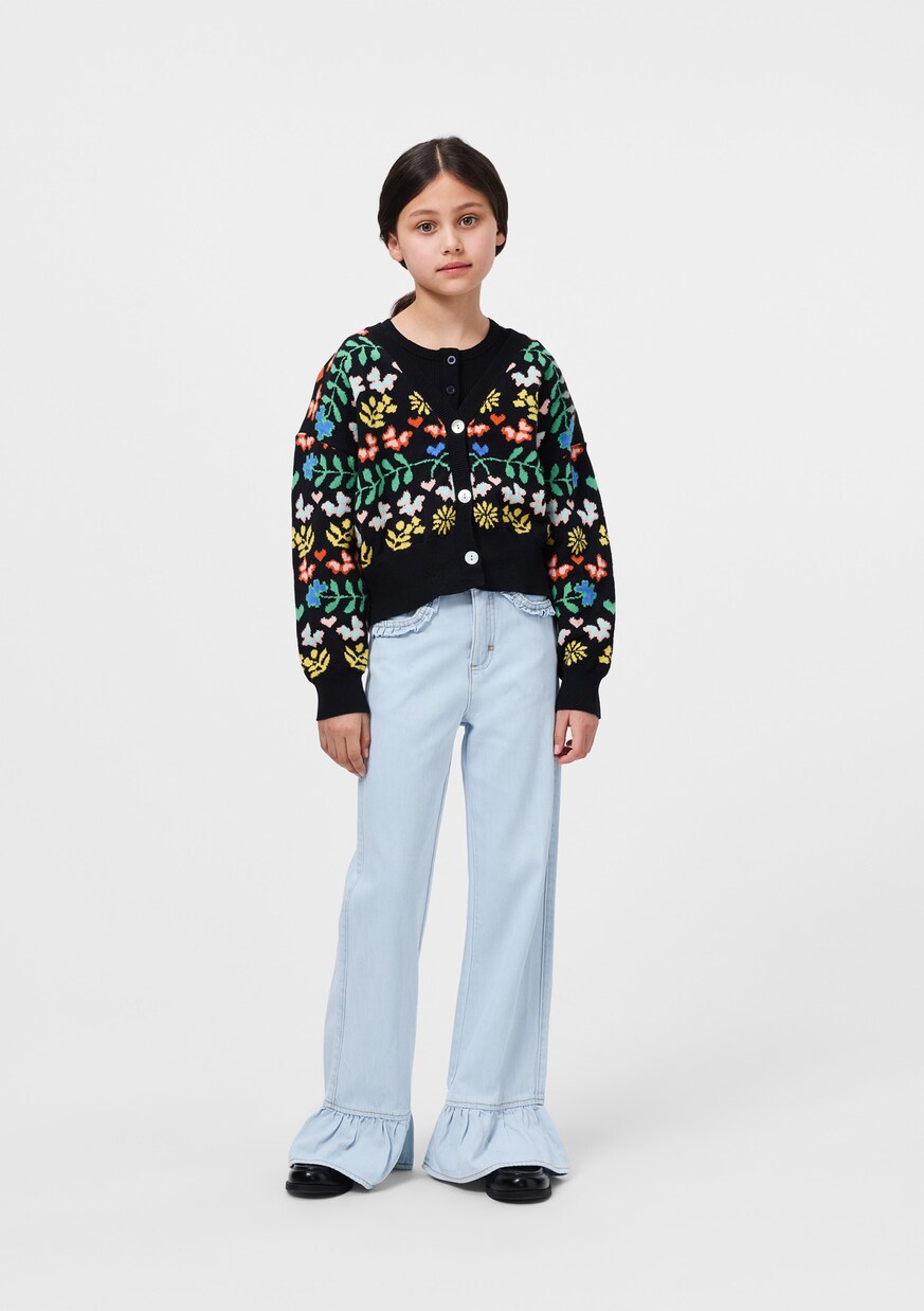 Gilly floral cotton cardigan | Molo