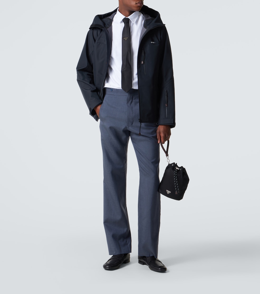 Etui Prada Speedrock aus Re-Nylon mit Leder | Prada