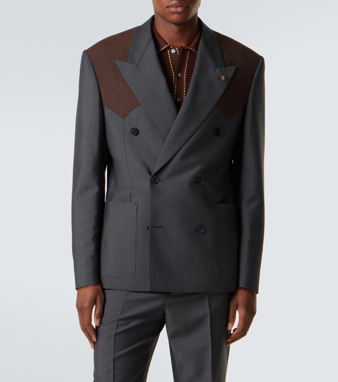 Blazer Medusa aus Wolle und Mohair | Versace