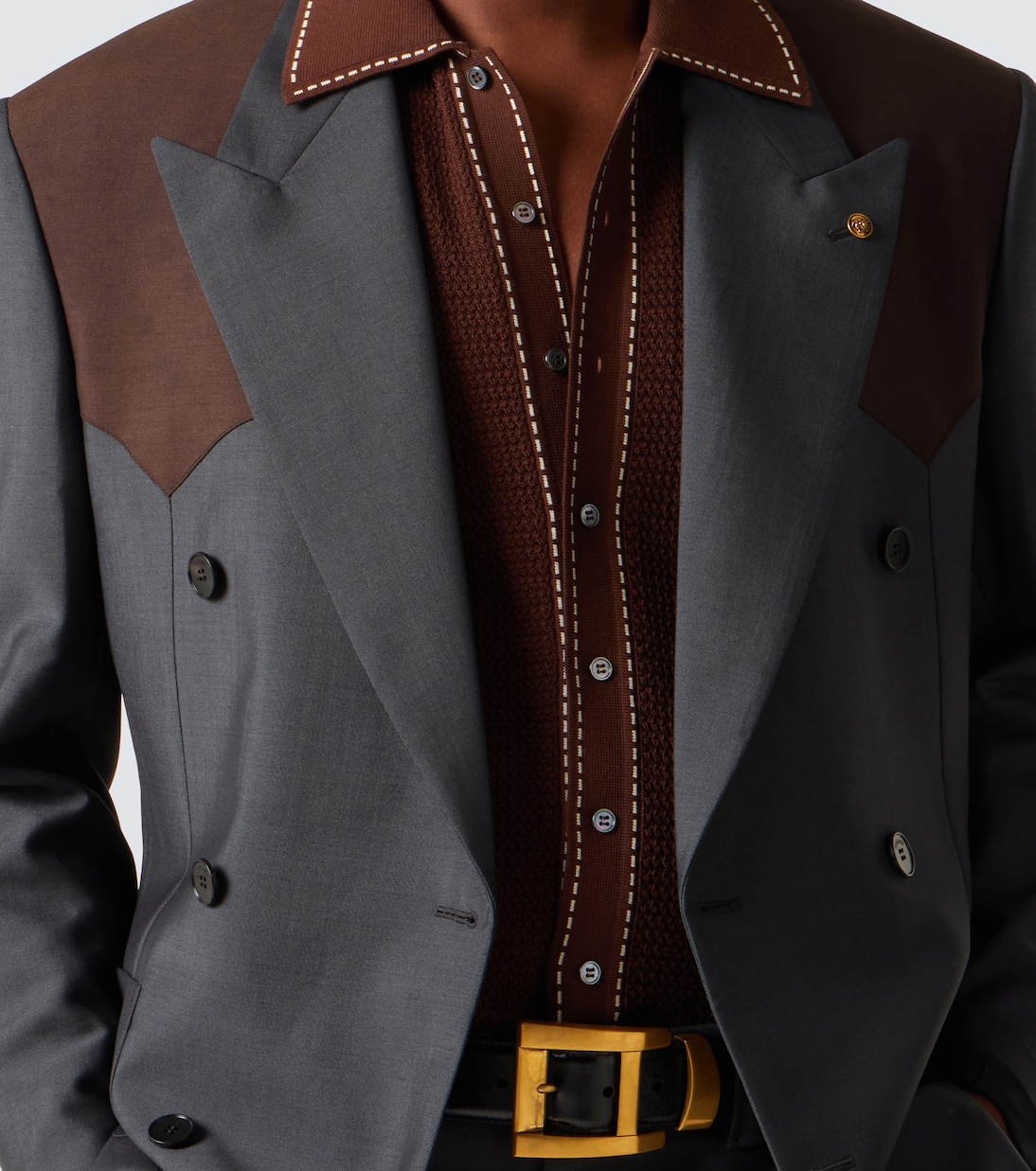 Blazer Medusa aus Wolle und Mohair | Versace