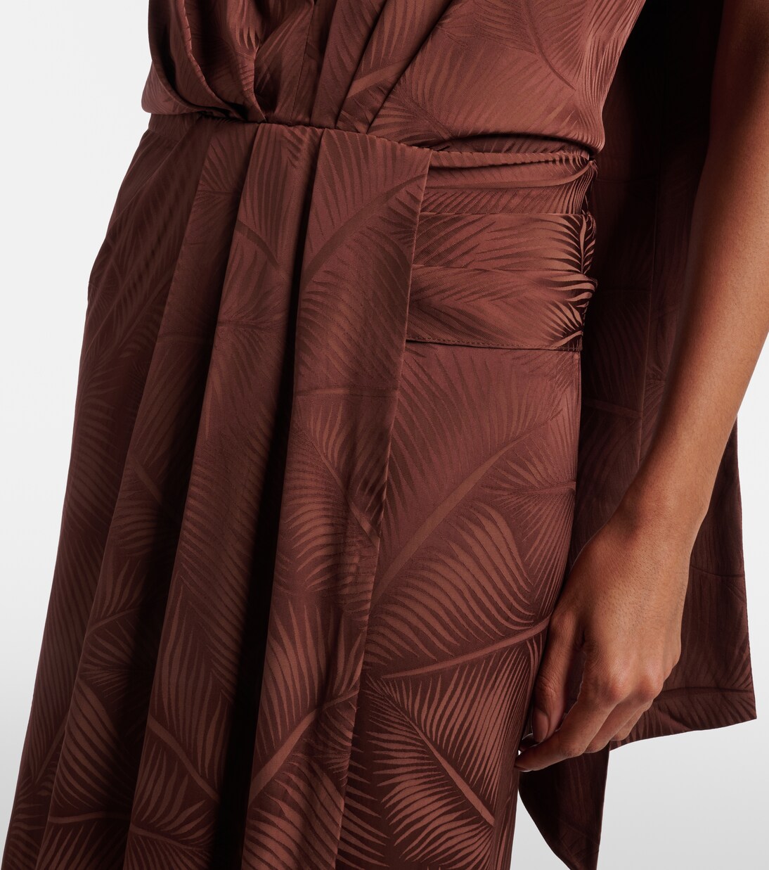Halterneck jacquard maxi dress | Johanna Ortiz