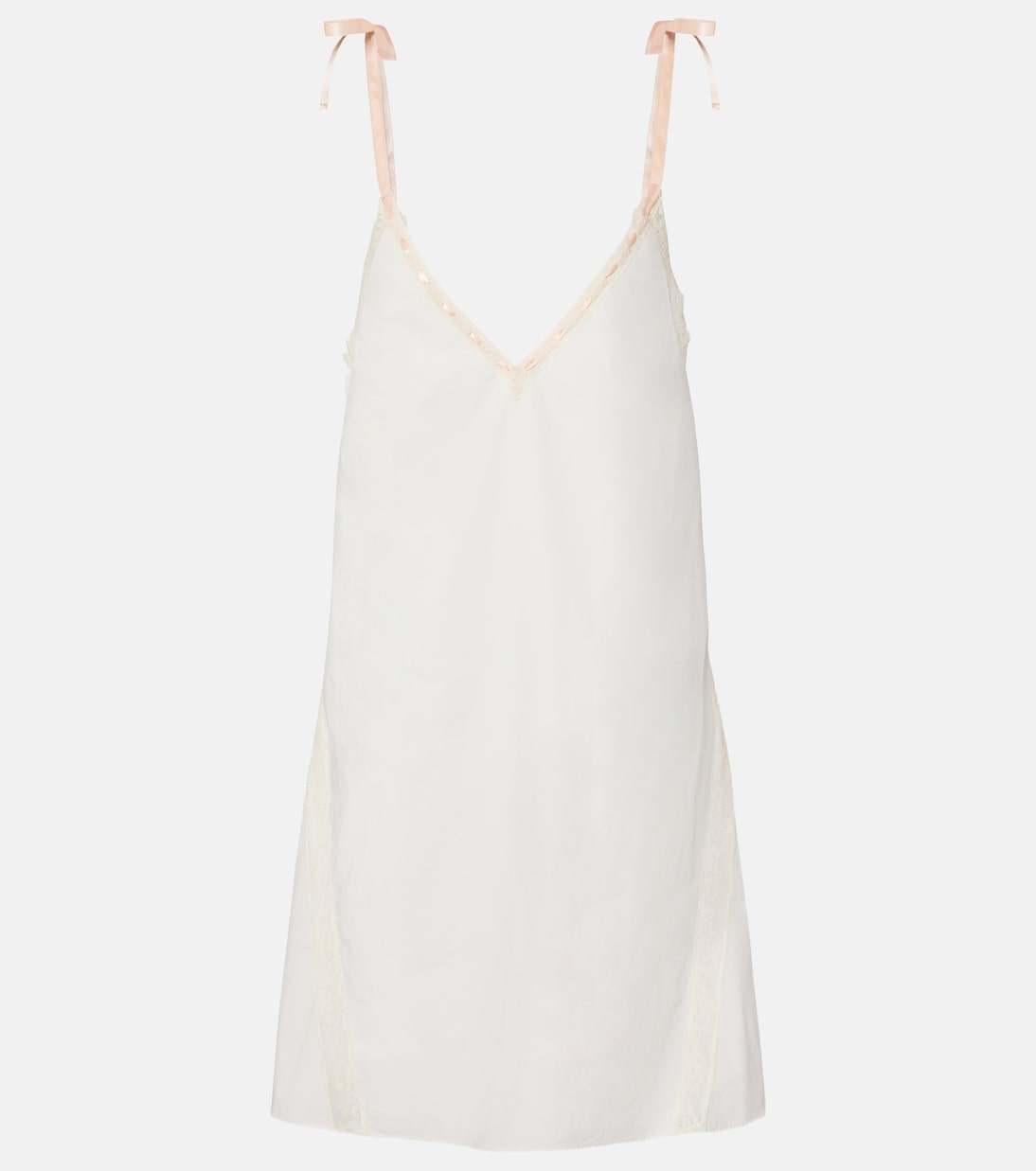 Minikleid Alma aus Baumwolle mit Spitze  | Posse