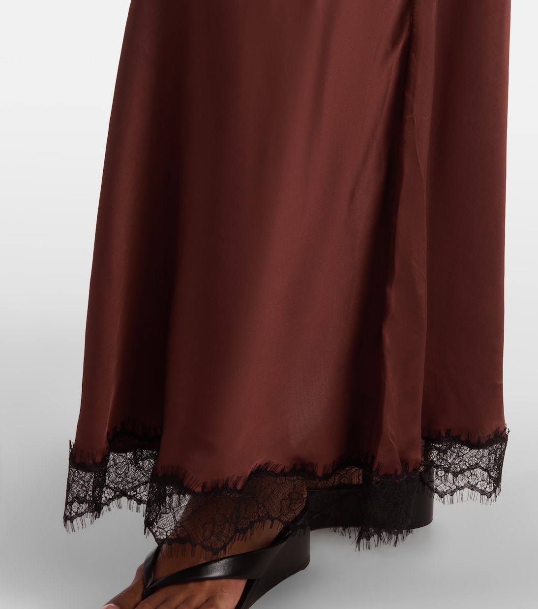 Nina halterneck satin maxi dress | Poupette St Barth