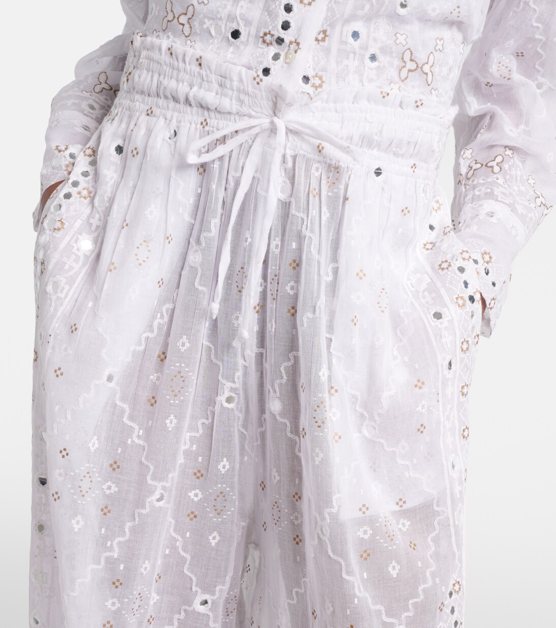 Pantaloni a gamba larga in cotone | Juliet Dunn