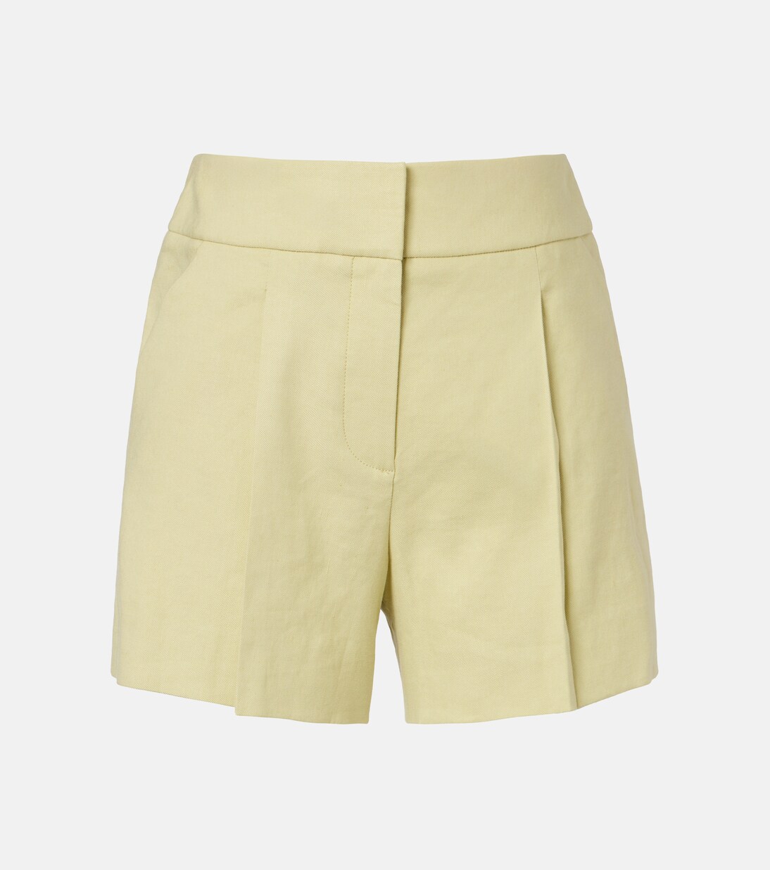 Haina linen-blend twill shorts | Veronica Beard