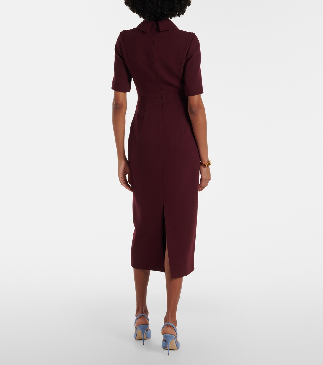 Valletta wool crêpe midi dress | Emilia Wickstead