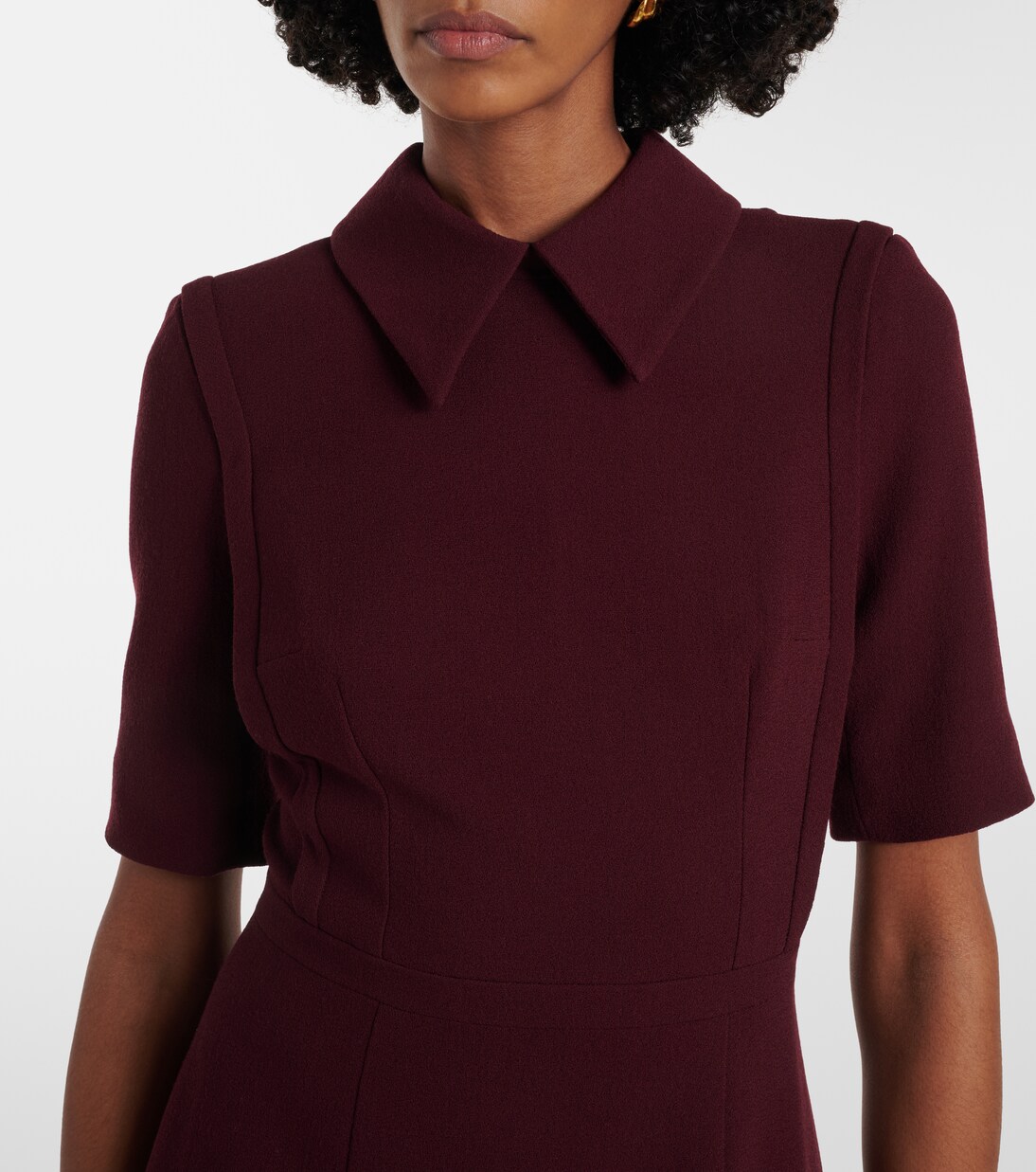 Valletta wool crêpe midi dress | Emilia Wickstead