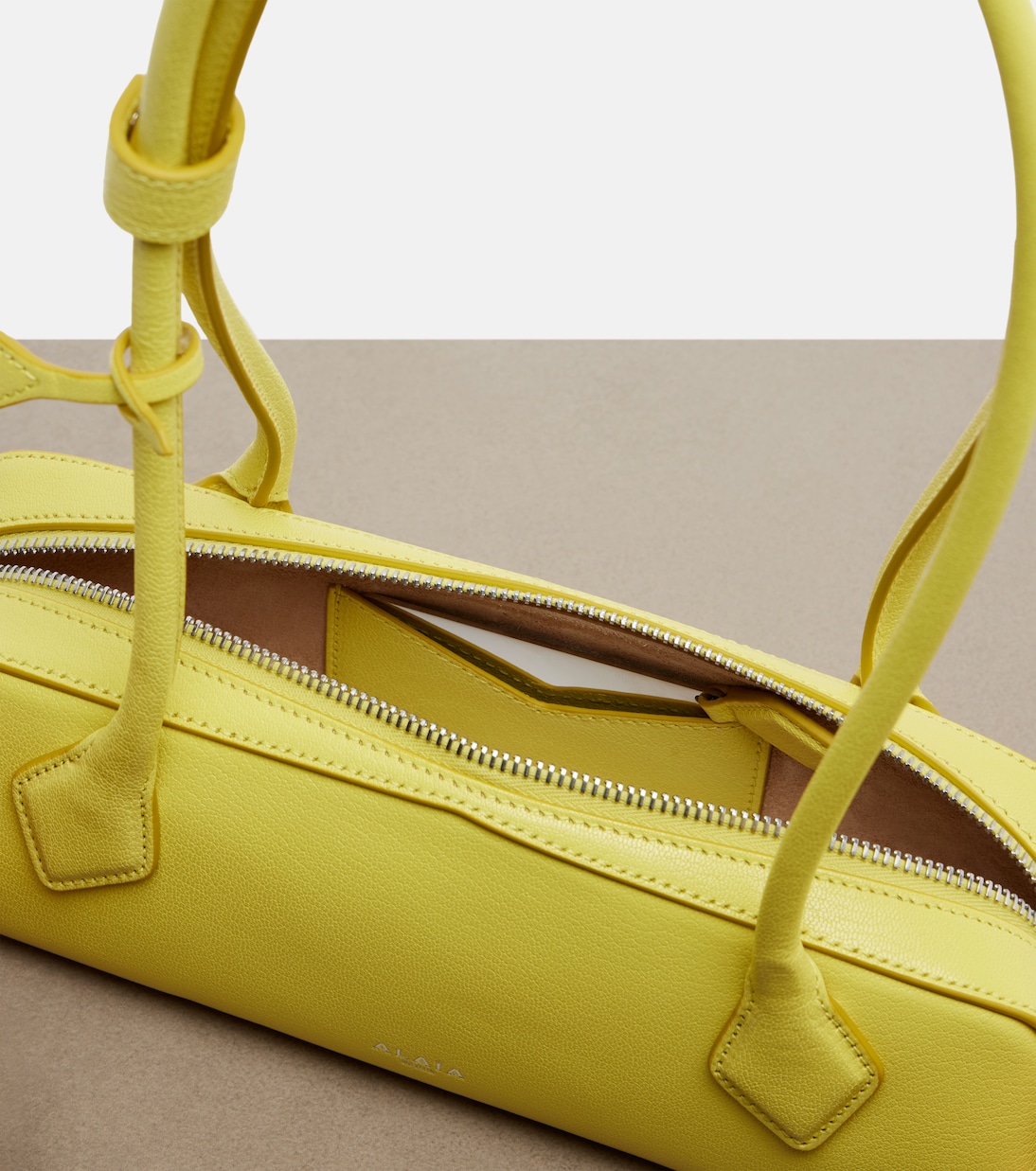 Le Teckel Small leather shoulder bag | Alaïa