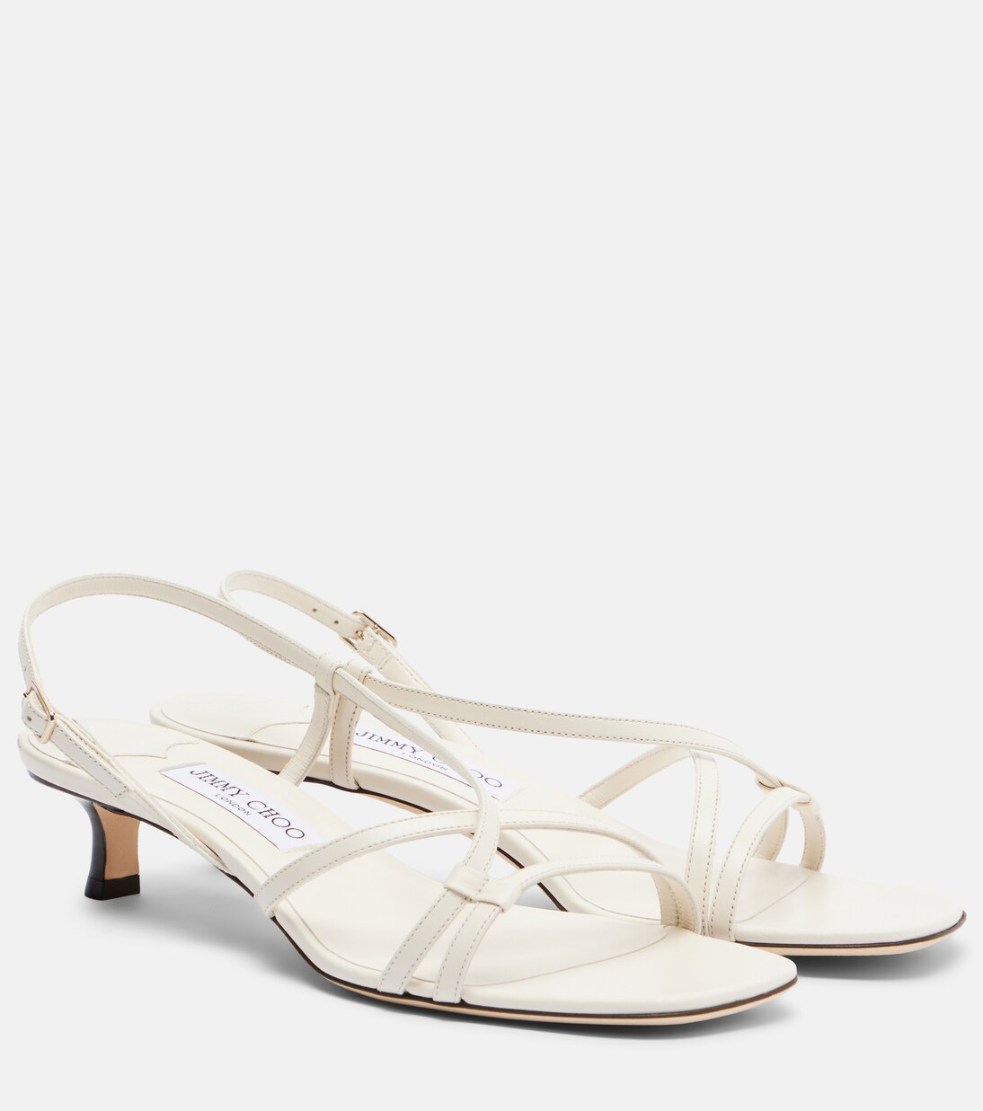 Slingback-Sandalen Farris aus Leder | Jimmy Choo