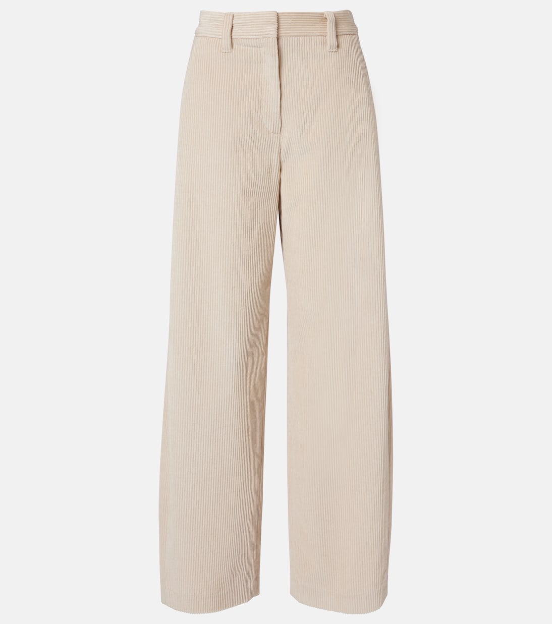Cotton corduroy wide-leg pants | Brunello Cucinelli
