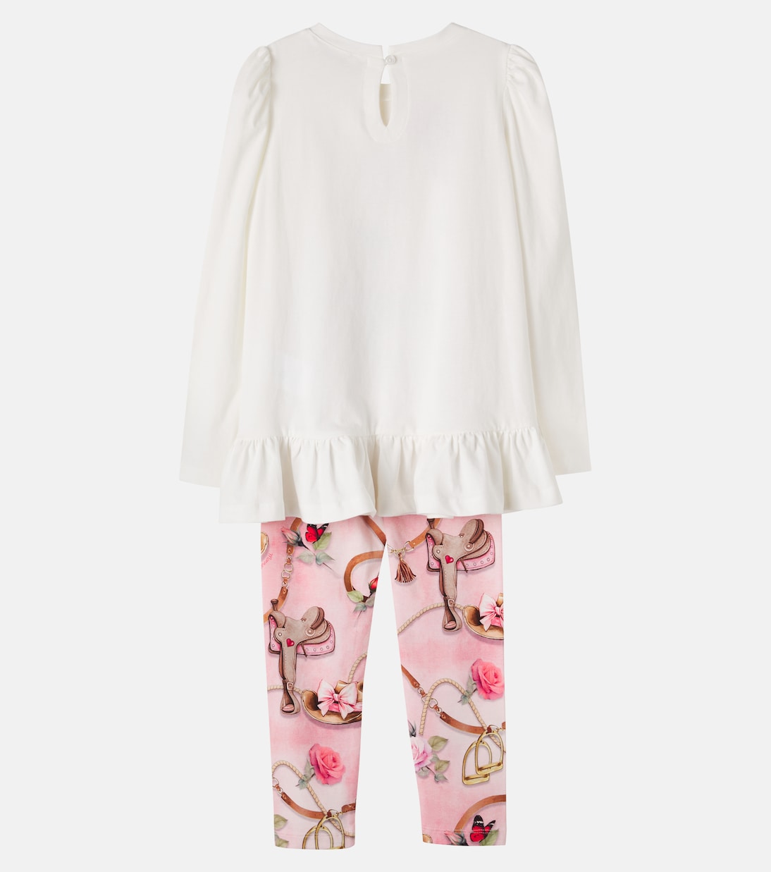 Set aus T-Shirt und Leggings | Monnalisa