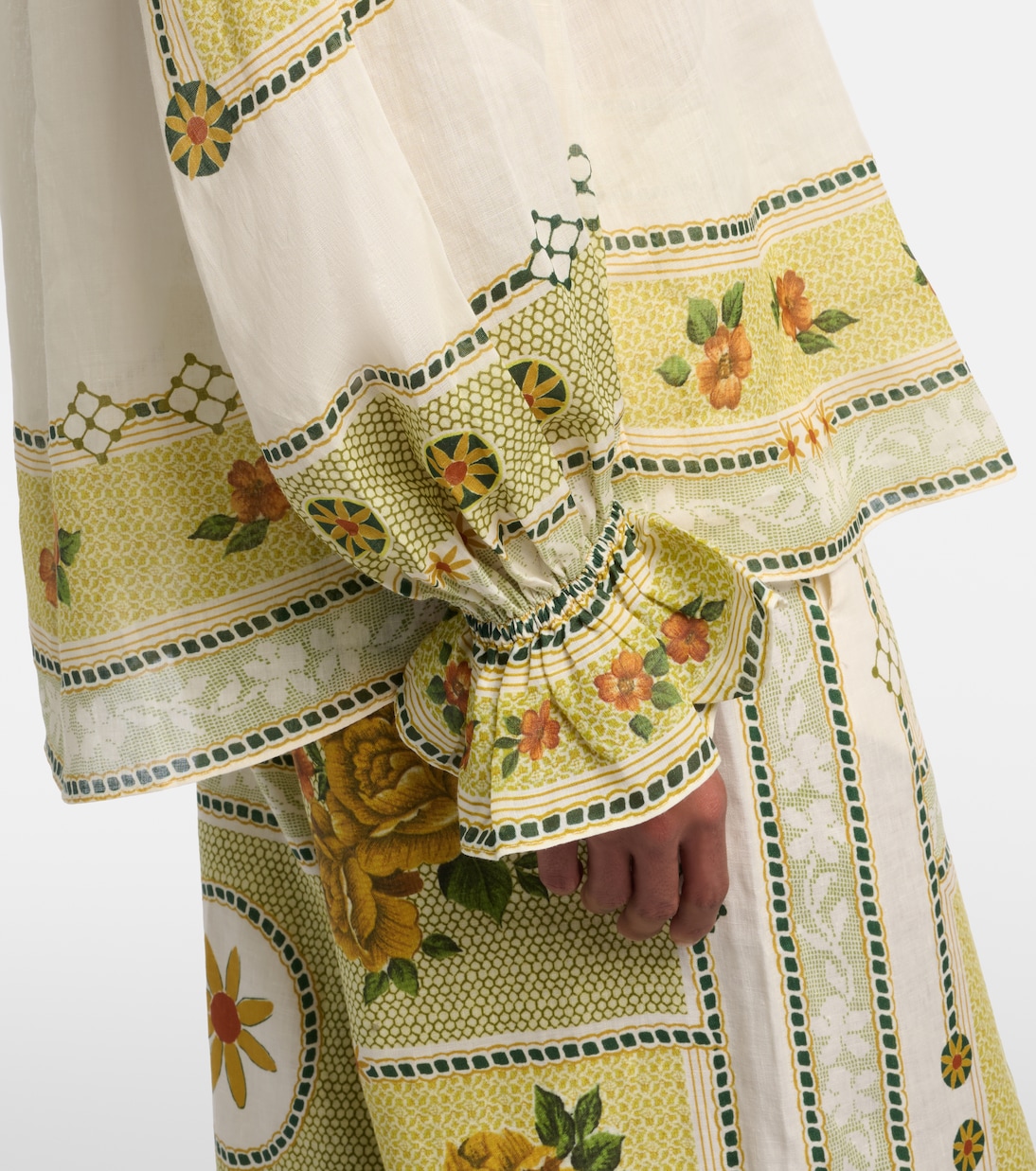 بلوزة من الرامي بطبعات Dixie | Alémais