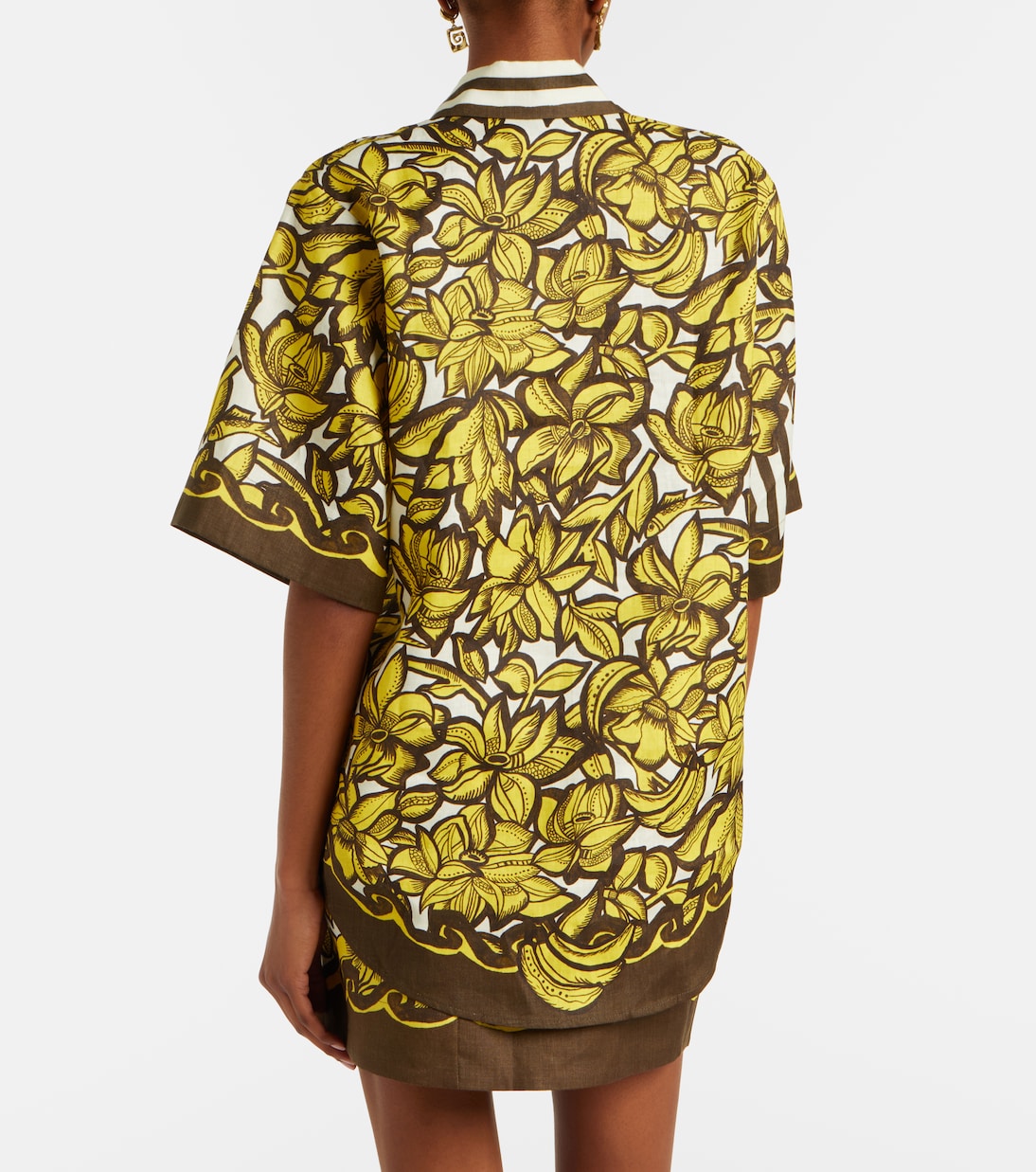 Mona floral hemp shirt | Alémais