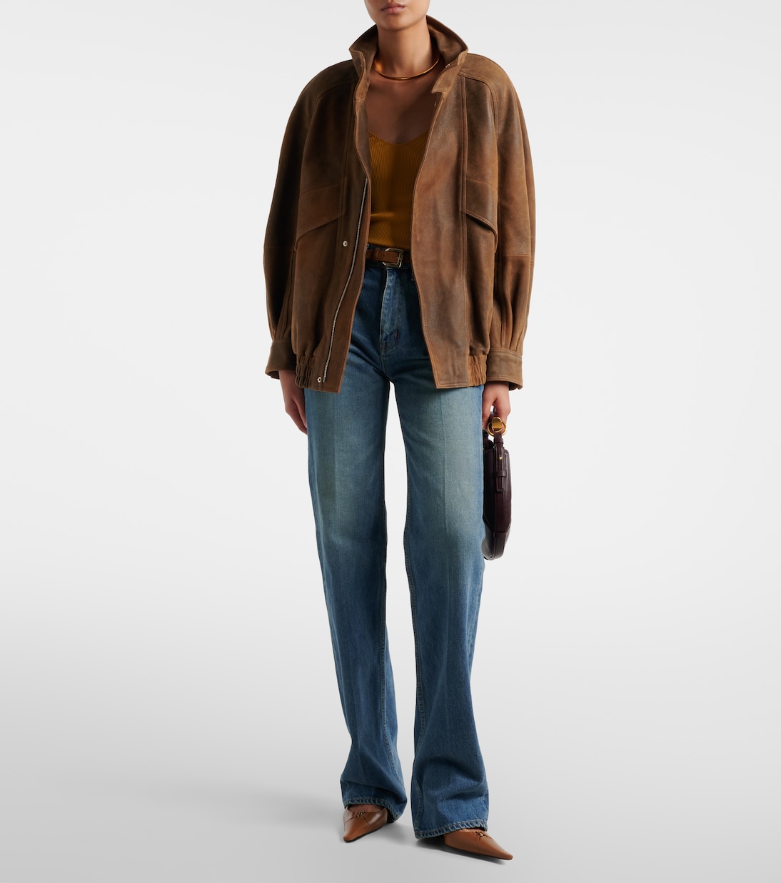 Ariste leather jacket | Nour Hammour