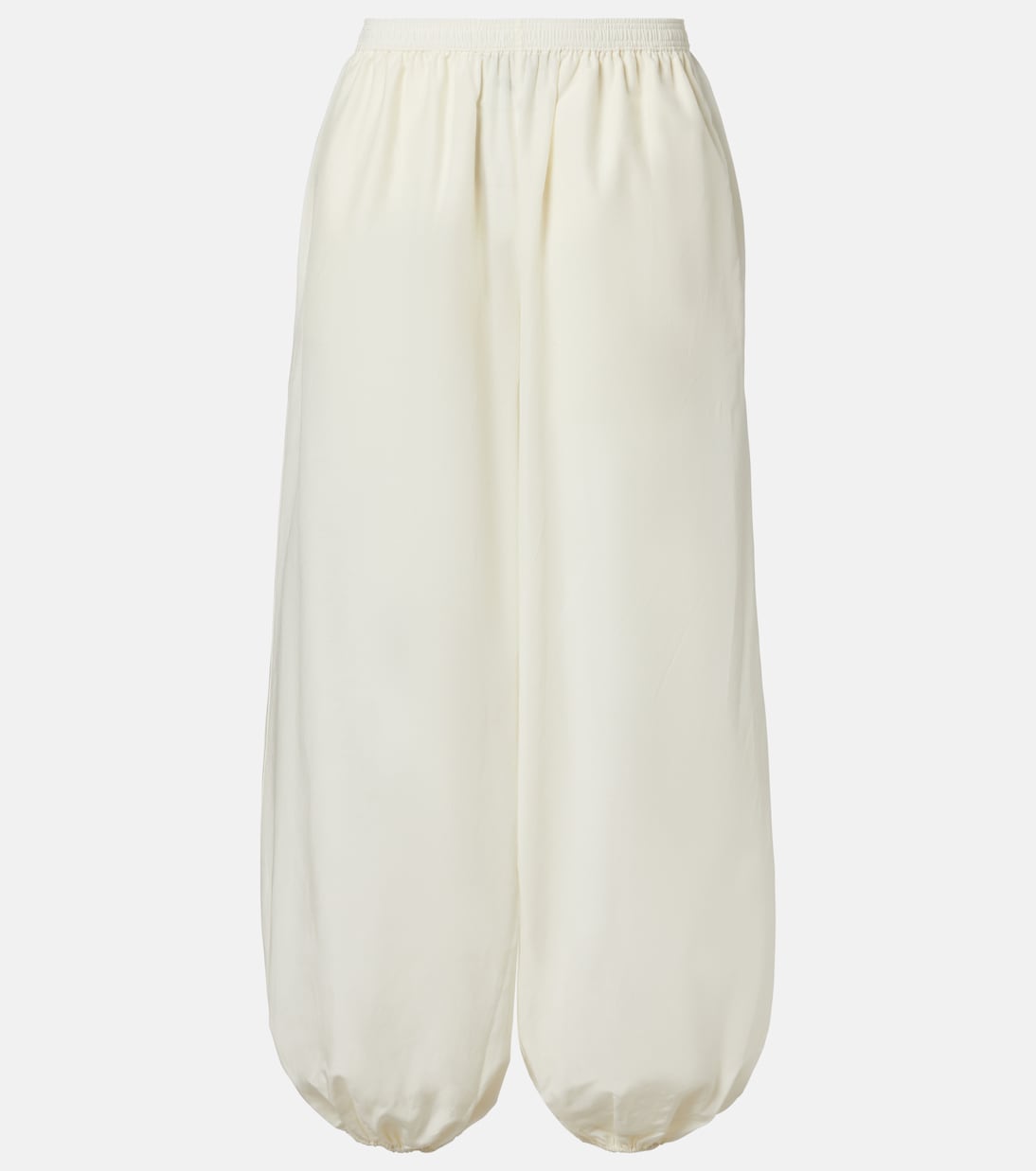 Almaya cotton and silk balloon pants | Loulou de Saison
