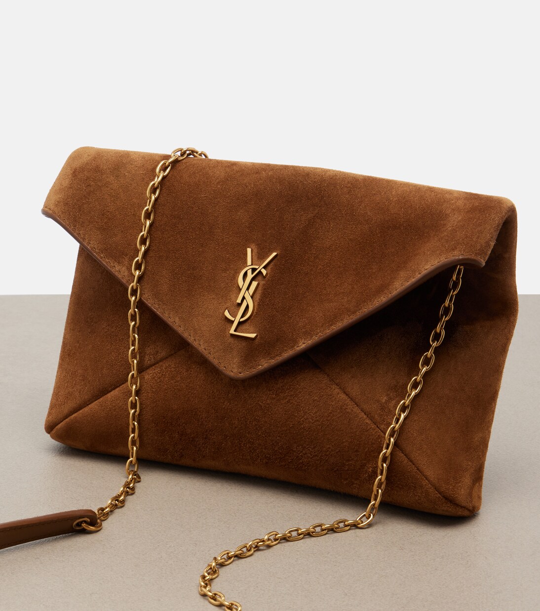 Cassandre Small suede pouch | Saint Laurent