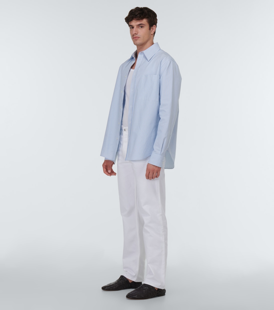 Slippers de piel intreccio | Bottega Veneta