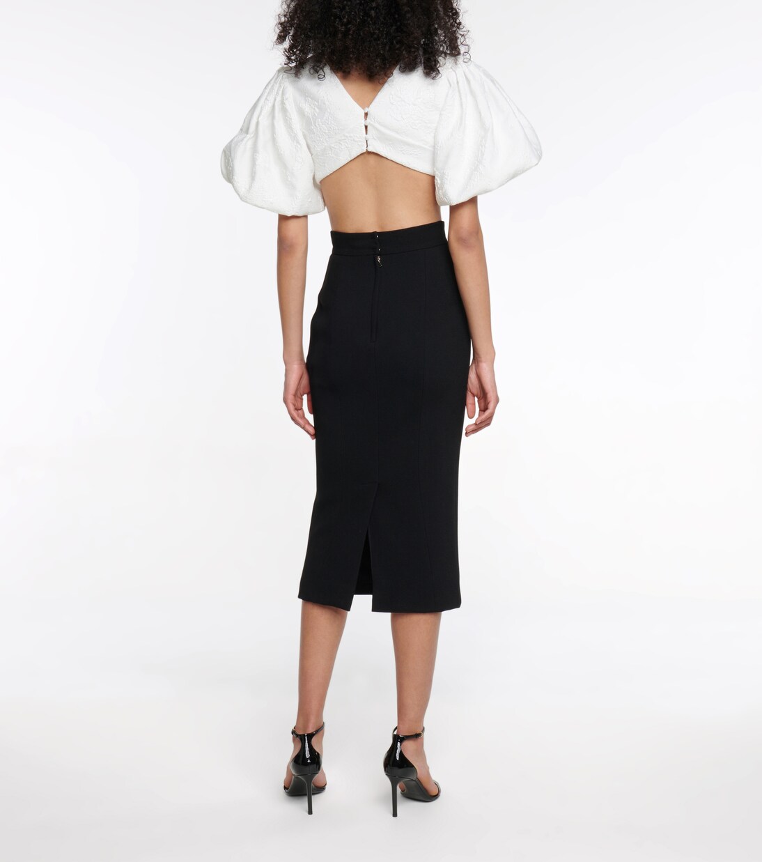 Crop top en jacquard | Rasario