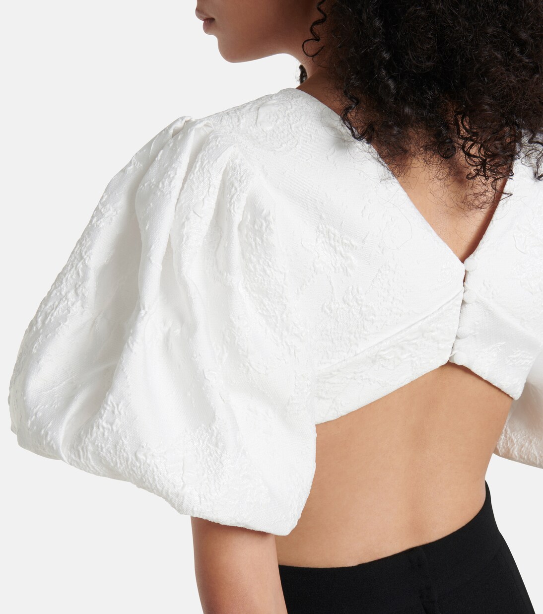 Crop top en jacquard | Rasario