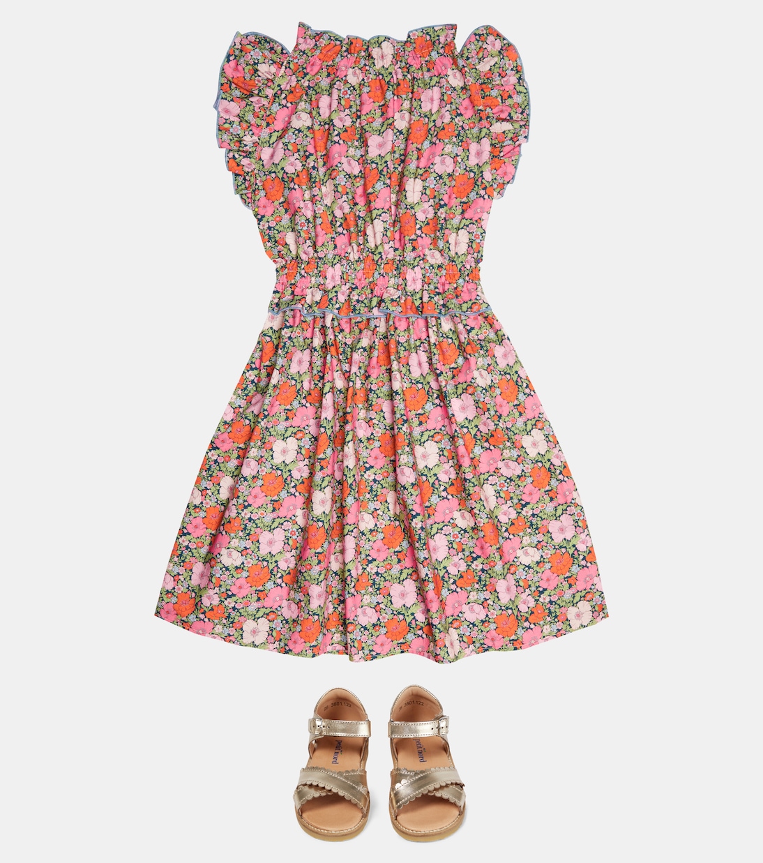 Robe Bella en coton à fleurs | Paade Mode