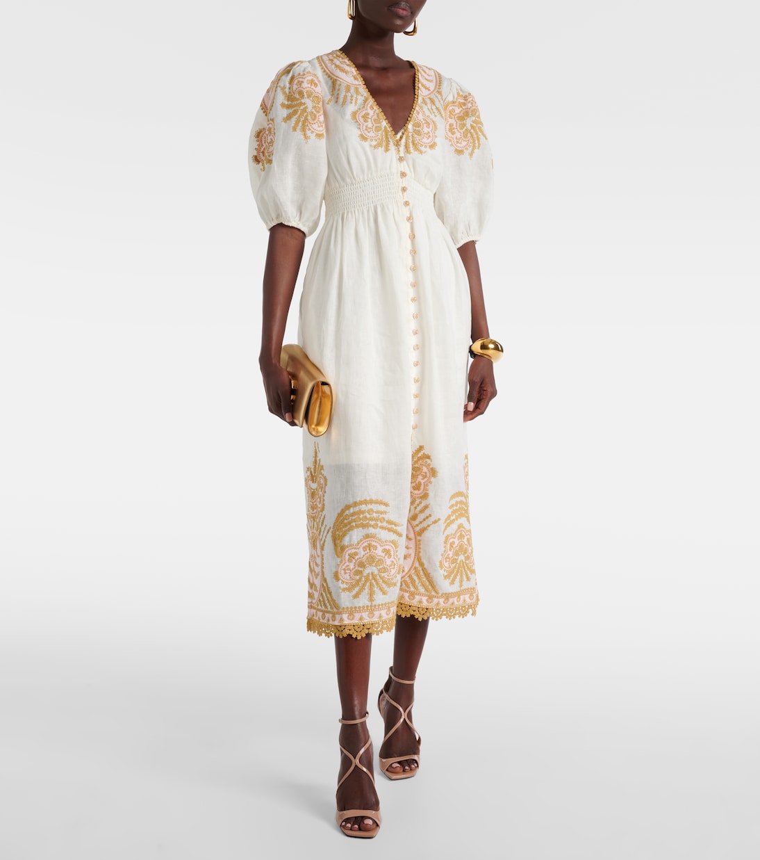 Azia 95 페이턴트 레더 샌들 | Jimmy Choo