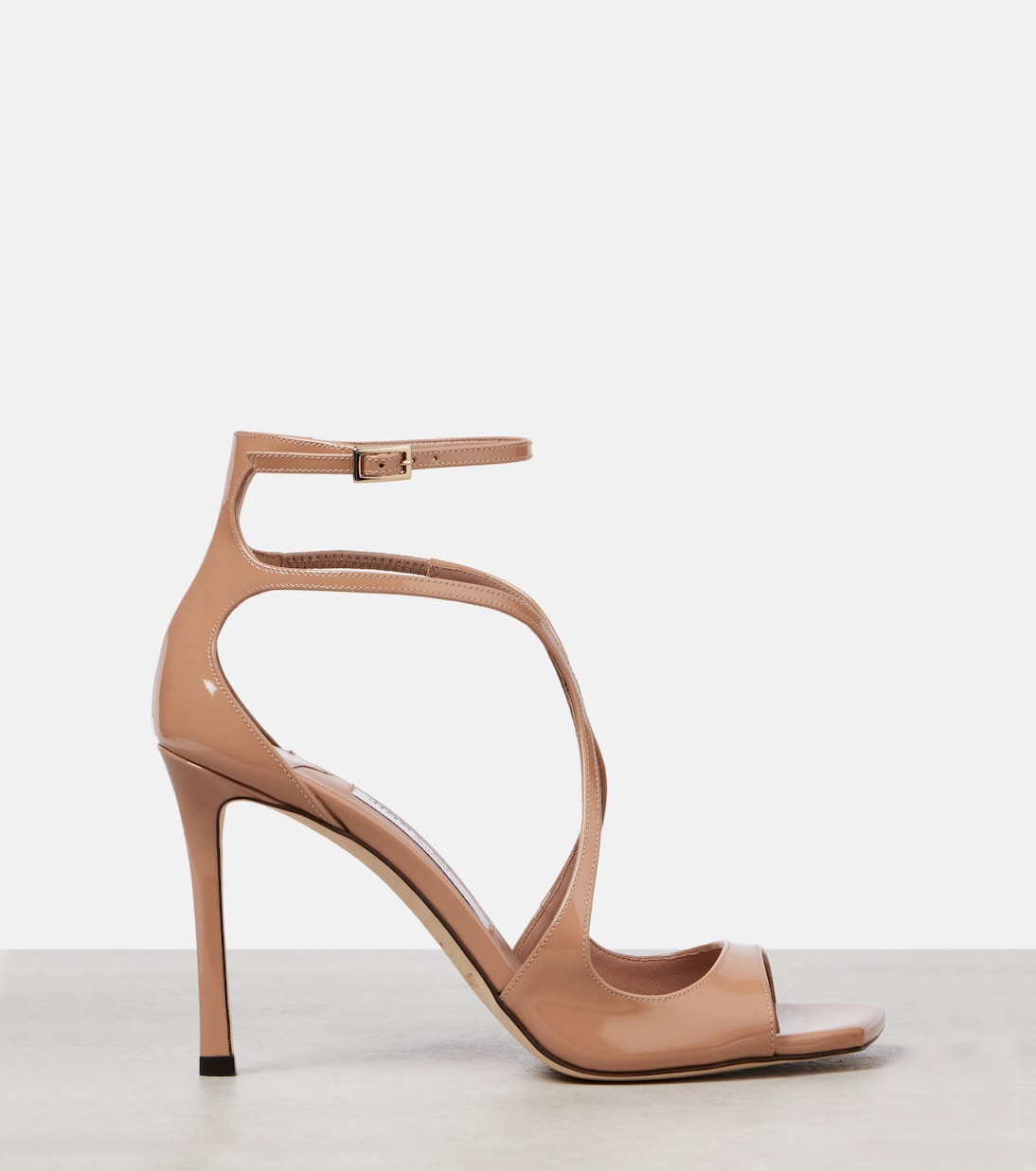 Azia 95 페이턴트 레더 샌들 | Jimmy Choo