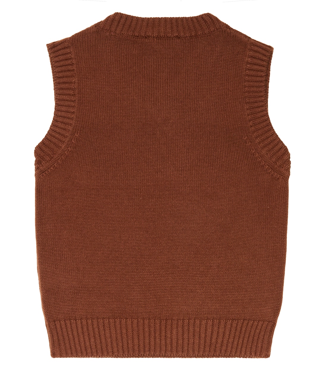 Intarsia wool vest | Mini Rodini