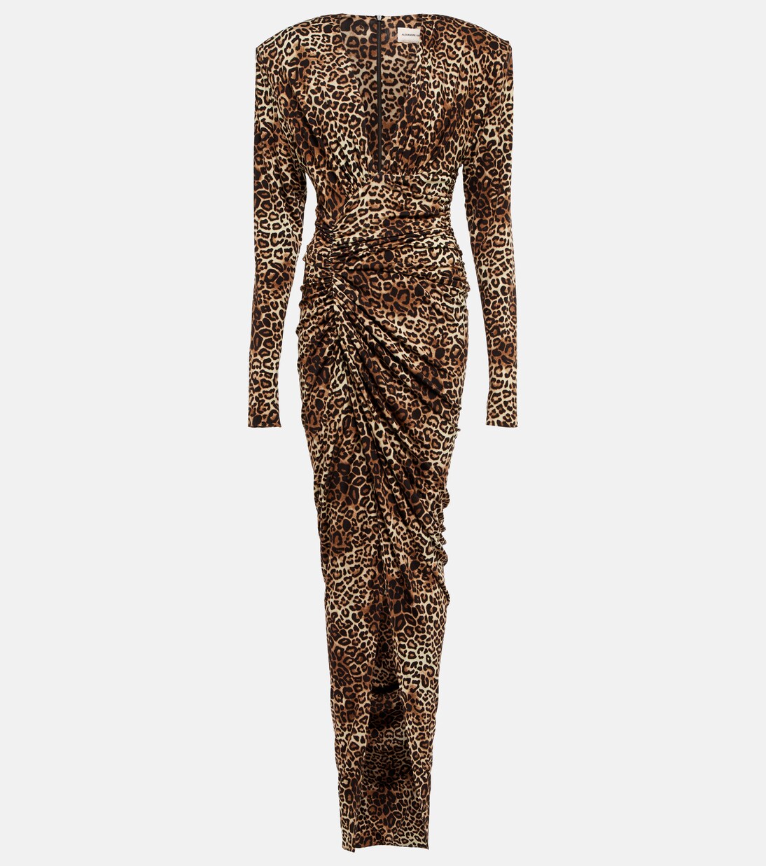 Robe longue à motif léopard | Alexandre Vauthier
