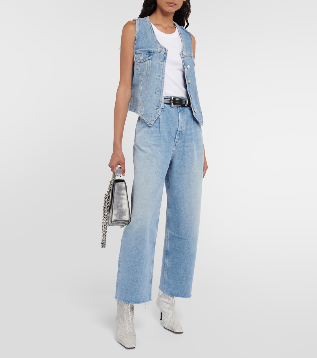 High-Rise Wide-Leg Jeans Dagna | Agolde