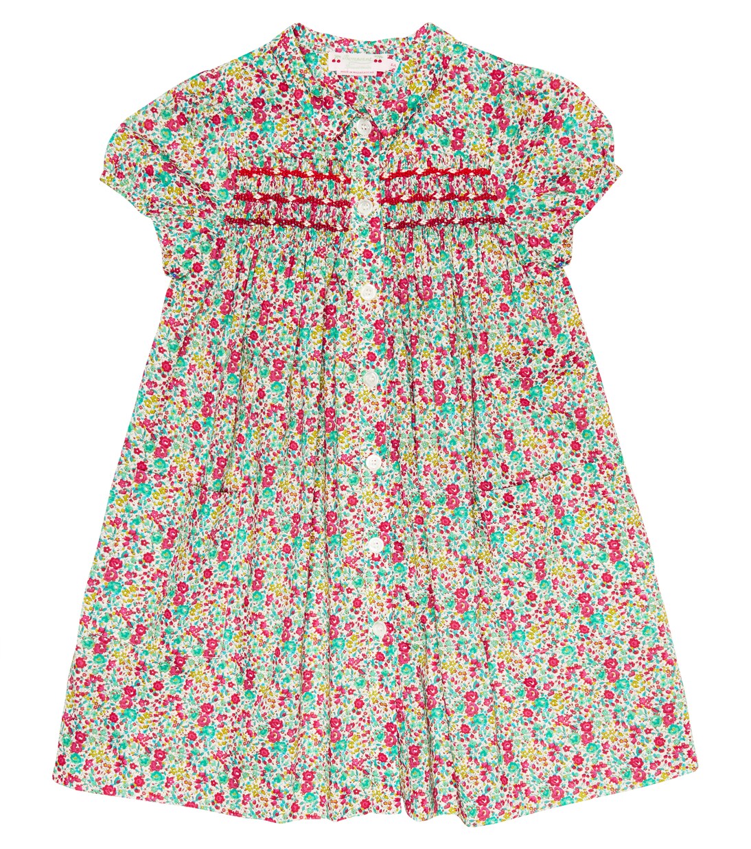 Candice floral cotton shirt dress | Bonpoint