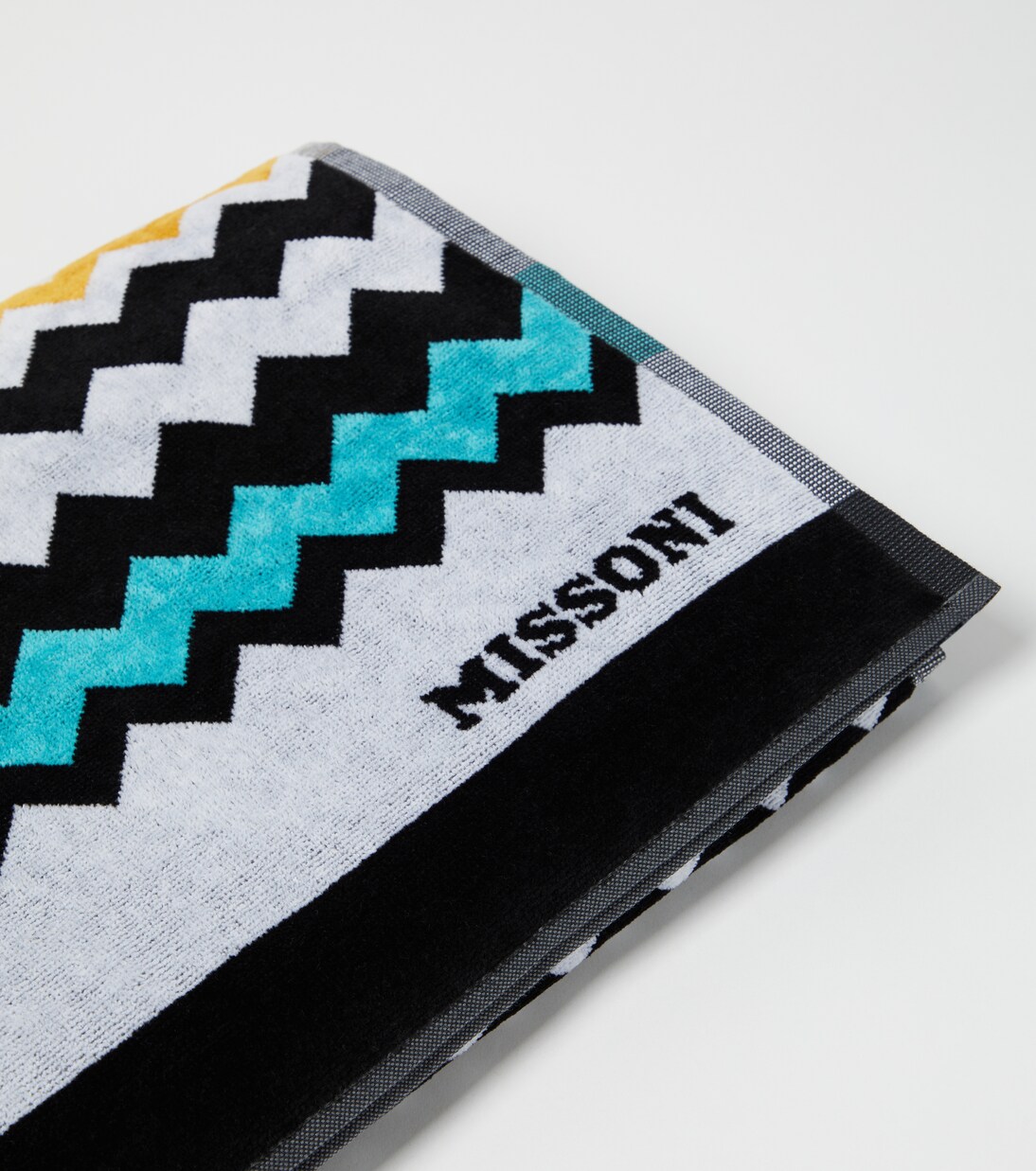 Cyrus Zig Zag cotton terry beach towel | Missoni