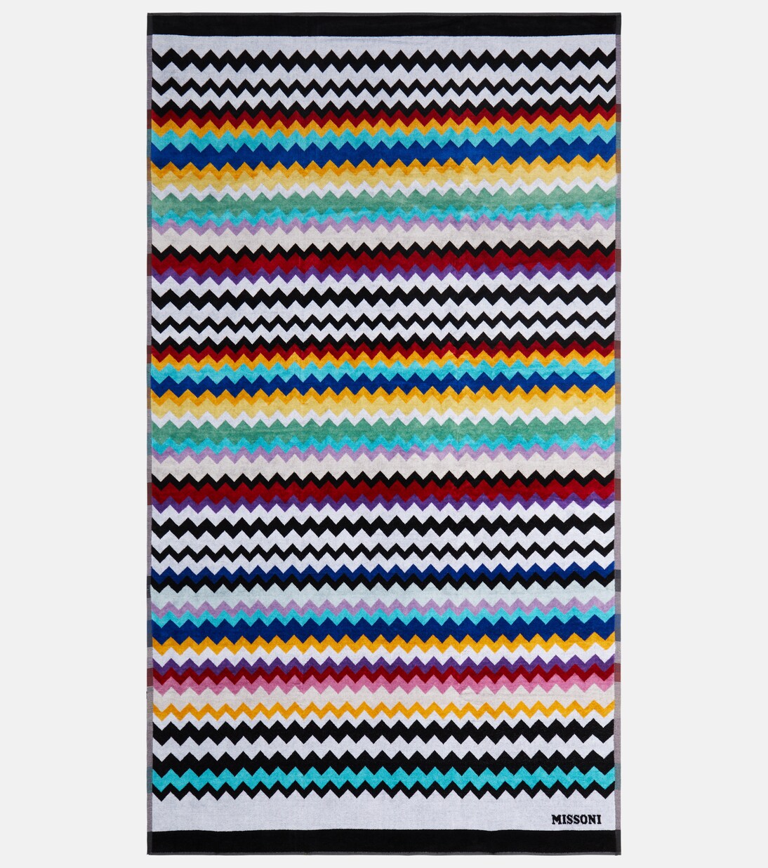 Cyrus Zig Zag cotton terry beach towel | Missoni